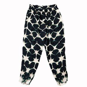 Laura Siegel Tie Dye Silk Loose Lightweight Women's Elastic Pants Size Medium